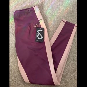 NWT TLF Alena 7/8 Leggings - Loganberry - Medium